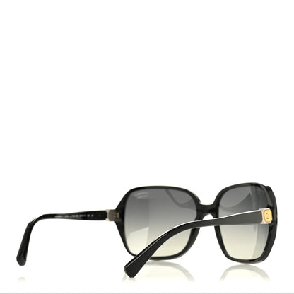 Chanel Acetate Square CC Sunglasses 5284 Black 4 of 8