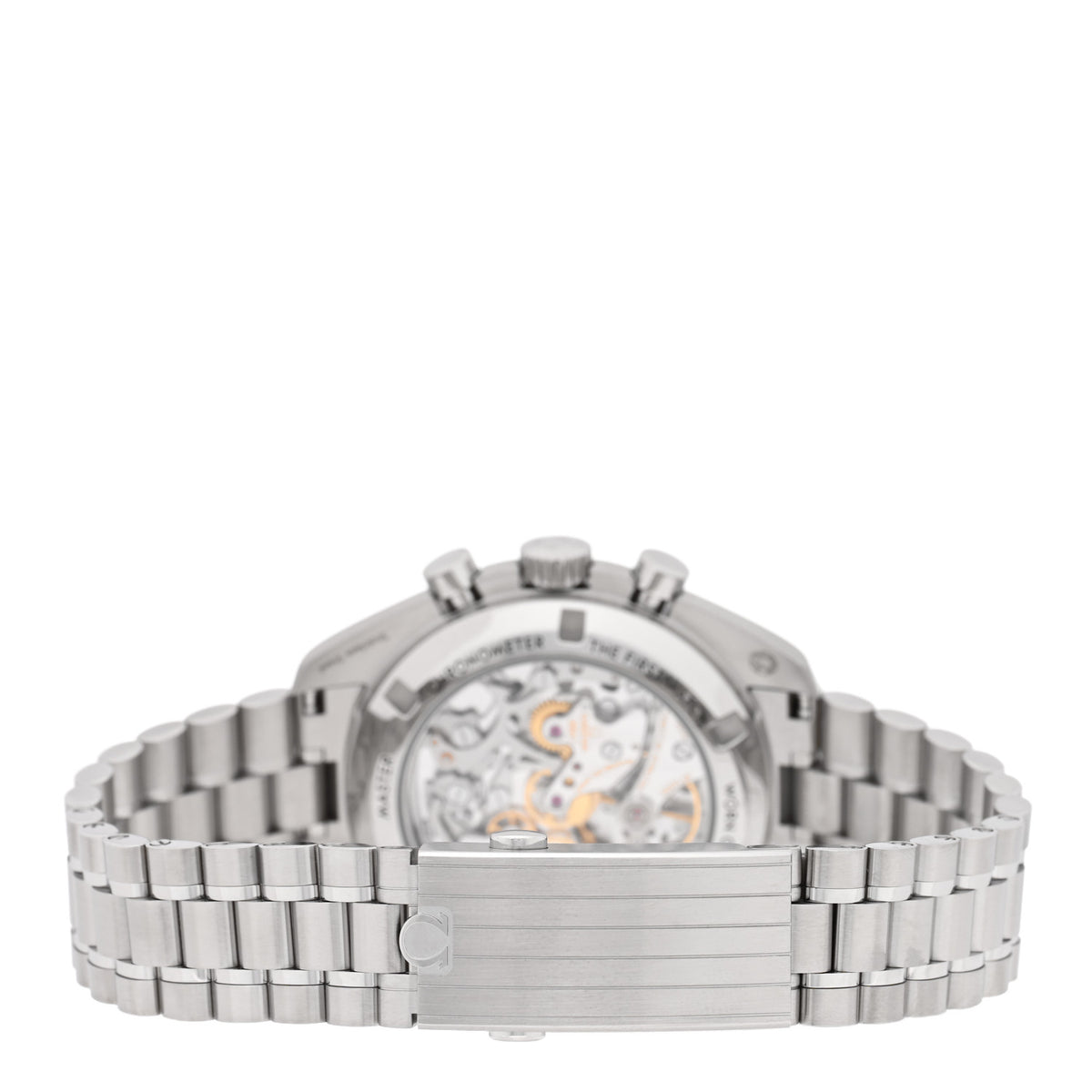 Stainless Steel 42mm Speedmaster Moonwatch Professional Chronograph Manual Winding Watch White 310.30.42.50.04.001