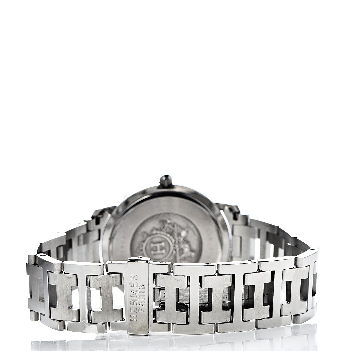 Stainless Steel 36mm Clipper Quartz Watch Grey