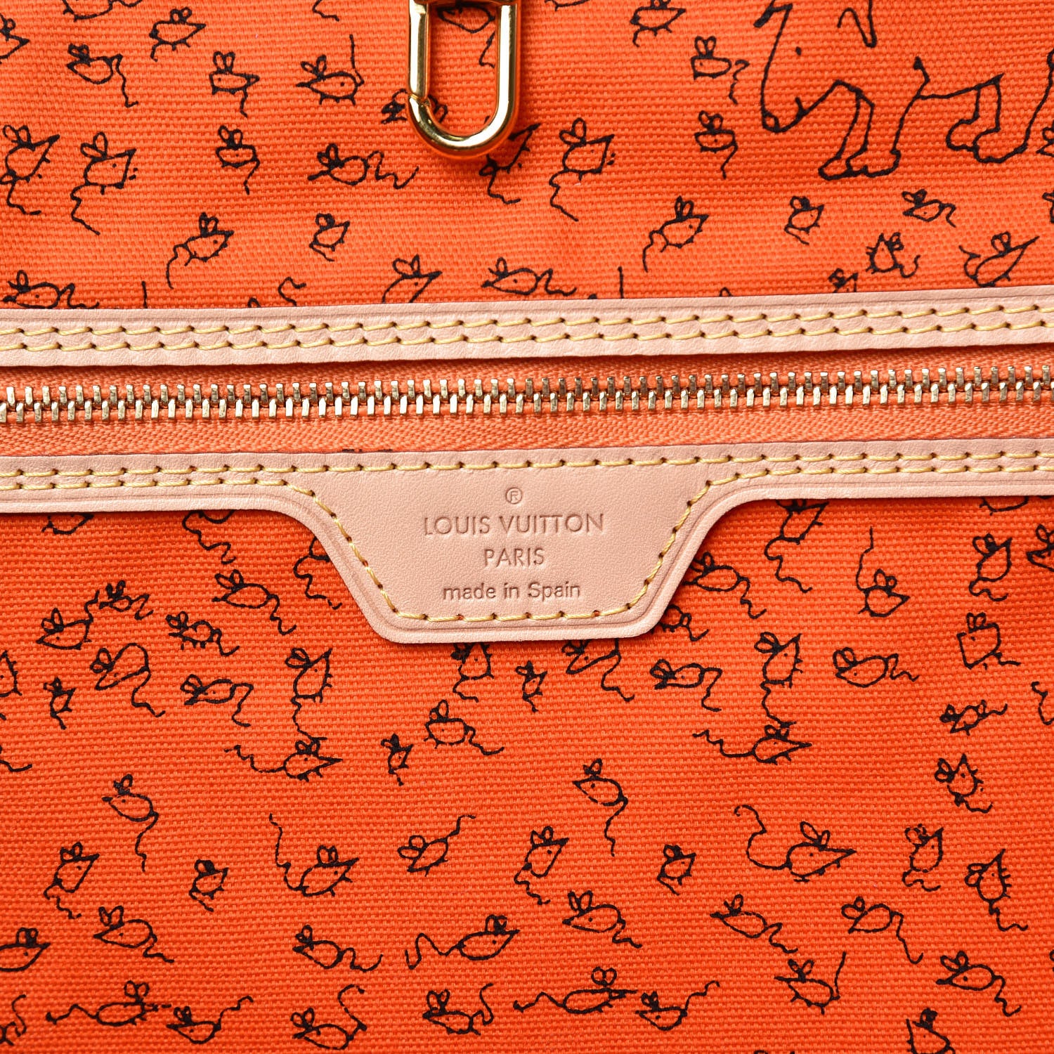 Louis Vuitton Catogram Neverfull MM Marron 8 of 11
