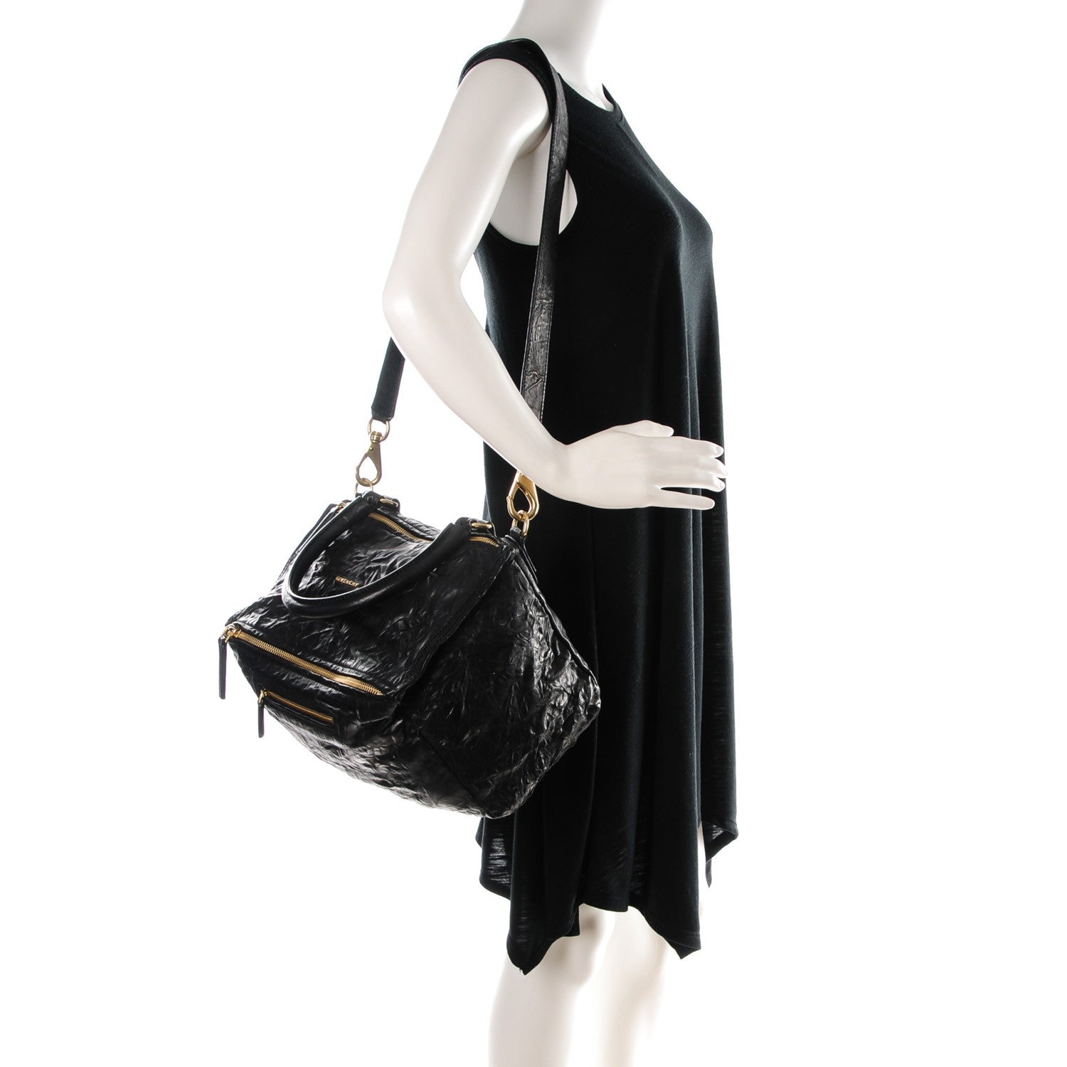 Givenchy Tumbled Sheepskin Medium Pandora Black 2 of 7