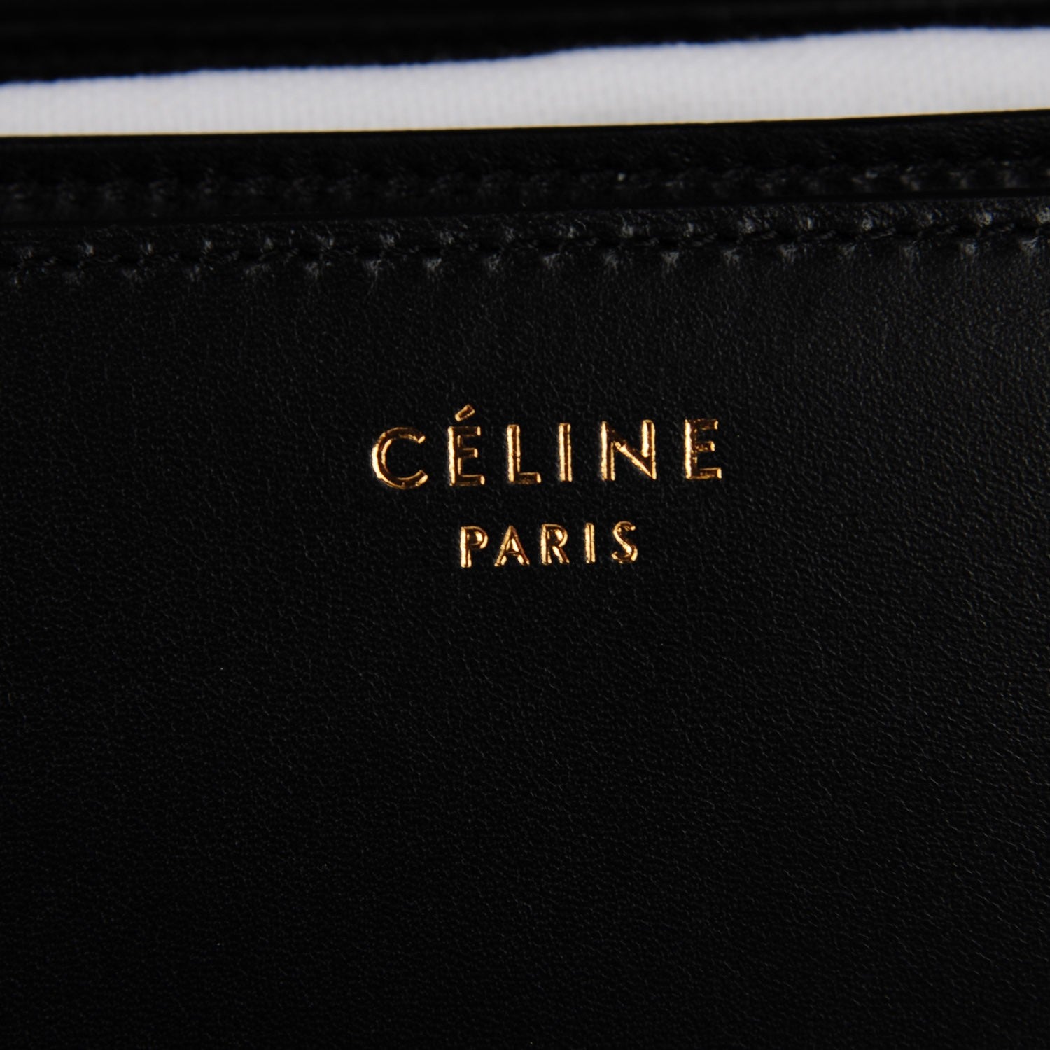 Celine Box Calfskin Medium Classic Box Flap Bag Black 7 of 9