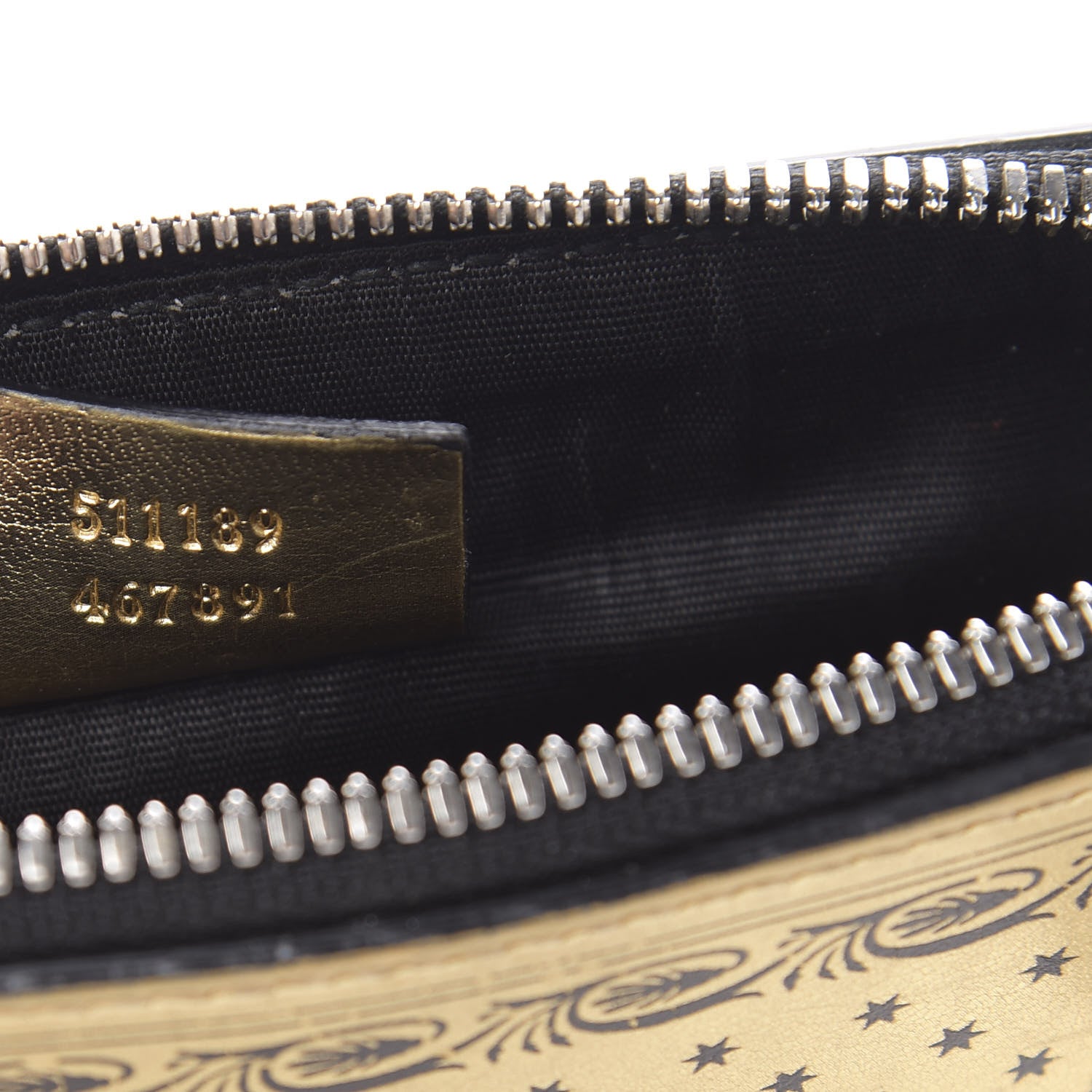 Gucci X SEGA Calfskin GUCCY Stars Mini Dome Shoulder Bag Gold 8 of 16