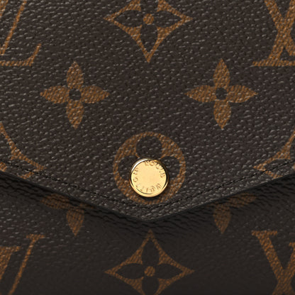 Louis Vuitton Monogram Sarah Wallet NM Coquelicot 8 of 9