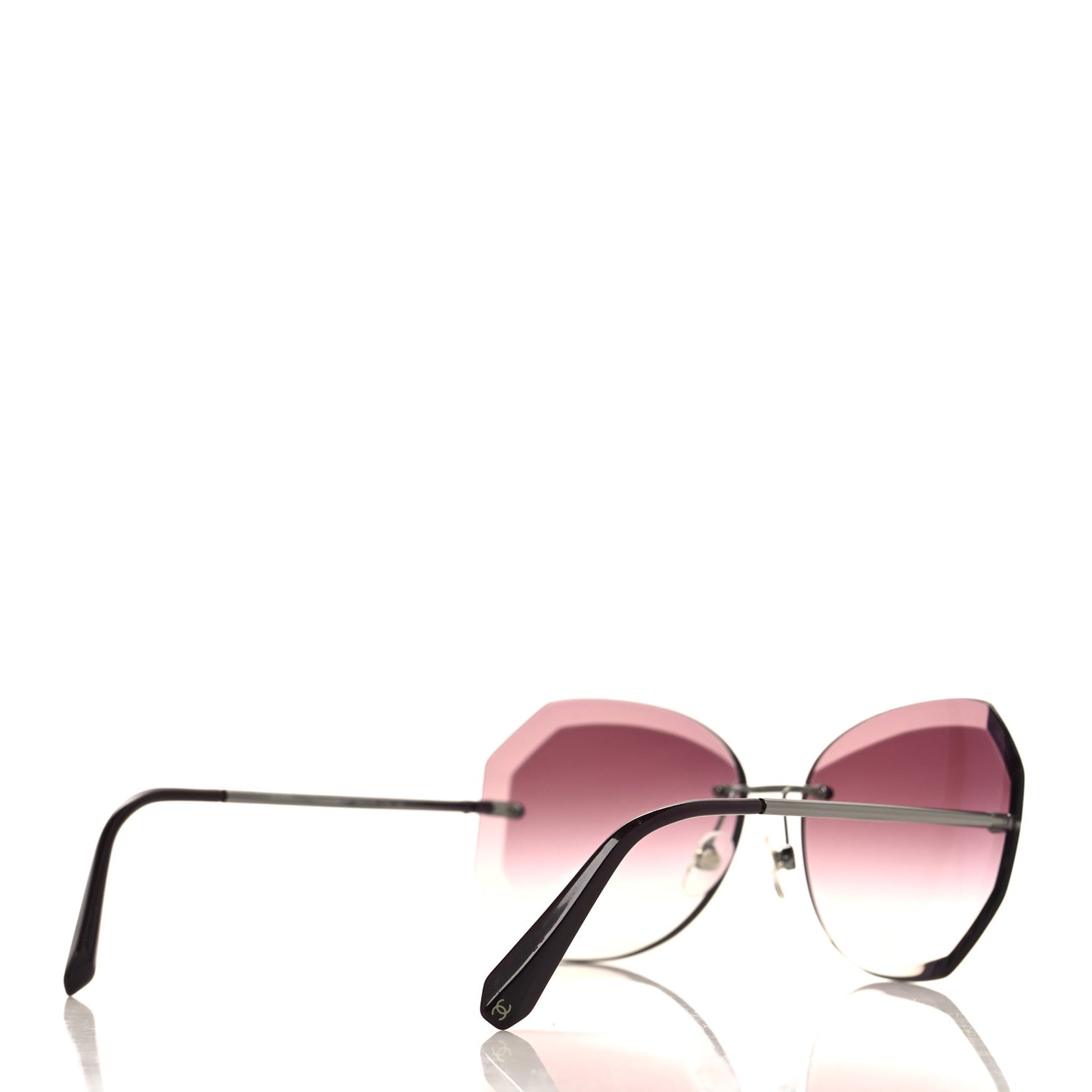 Metal Spring Round Sunglasses 4220 Pink