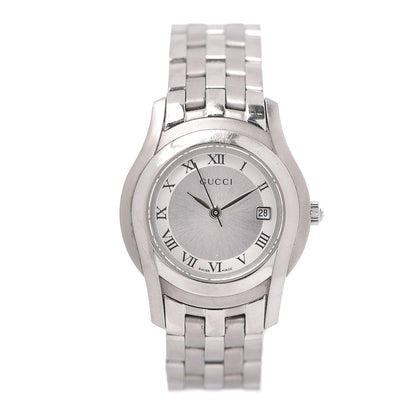 Gucci Stainless Steel 27mm 5500L Quartz Watch Grey 1 of 13