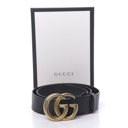 Gucci Calfskin Double G 40mm Belt 95 38 Black 8 of 8