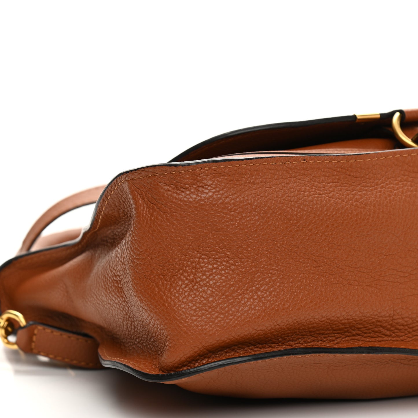 Calfskin Medium Marcie Satchel Tan