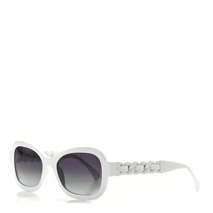 Chanel Acetate Chain Sunglasses 5465-Q White 1 of 8