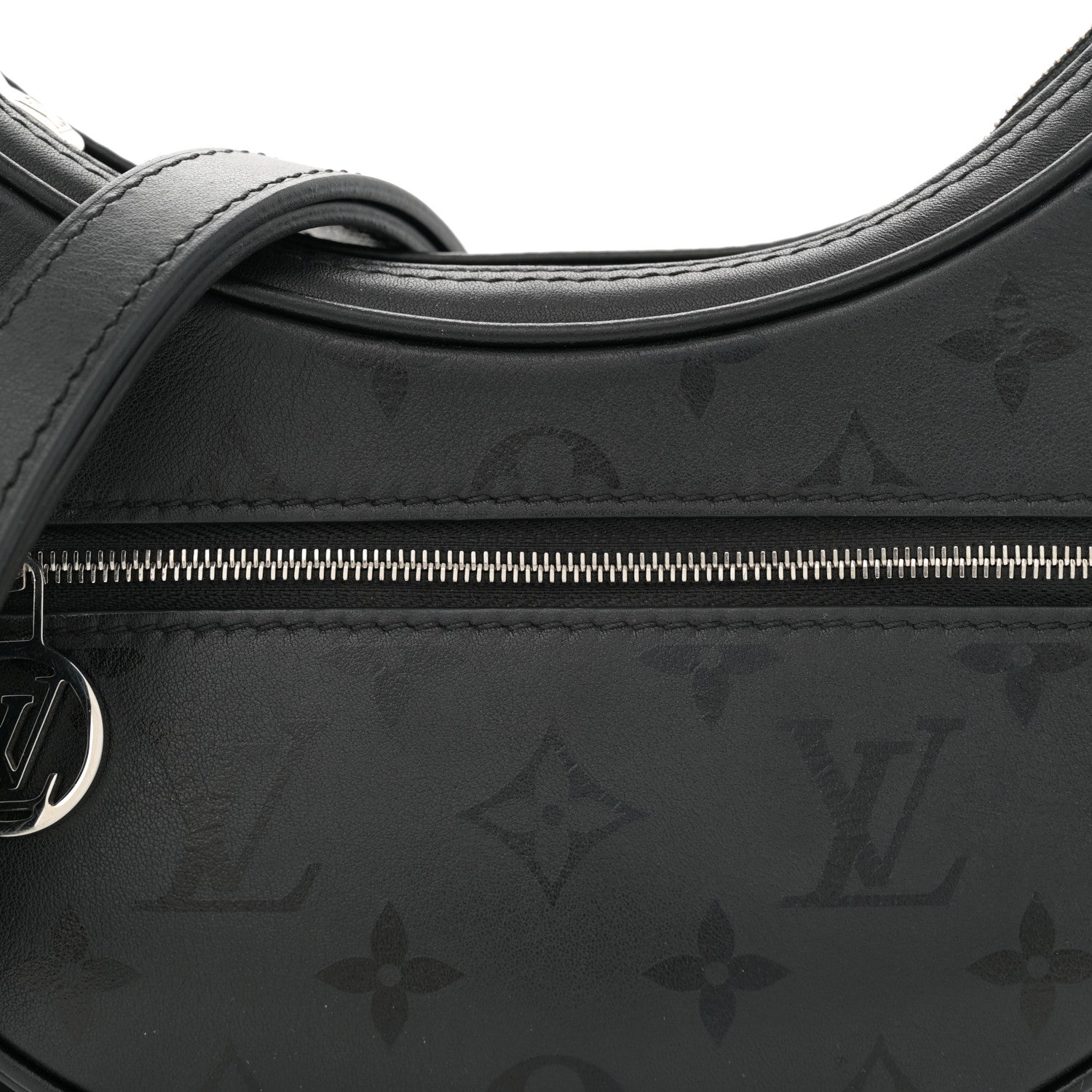 Louis Vuitton Calfskin Monogram Loop H27 Black 7 of 10