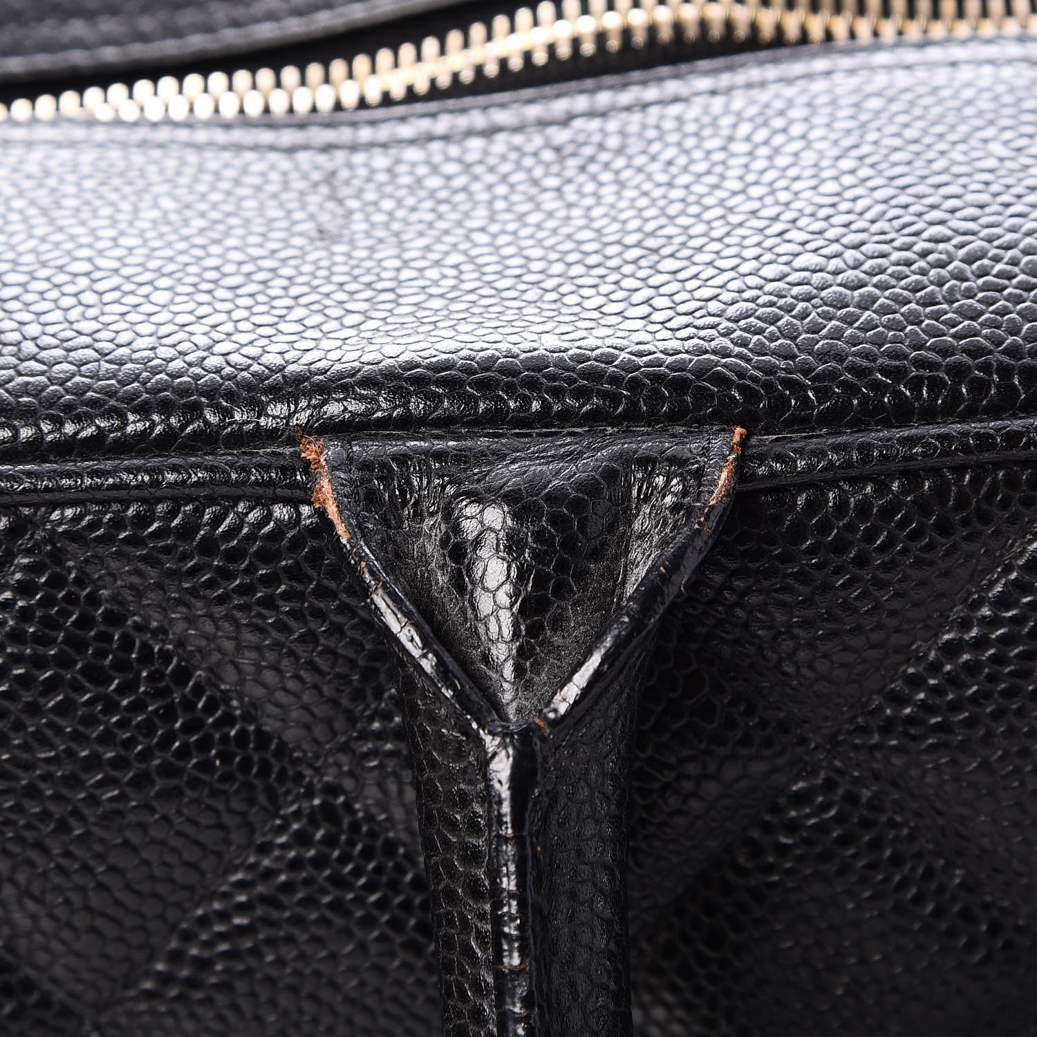Chanel Caviar Quilted Large Bowler Black 8 of 15