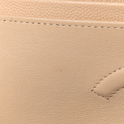 Chanel Caviar Quilted Medium Double Flap Beige 5 of 5