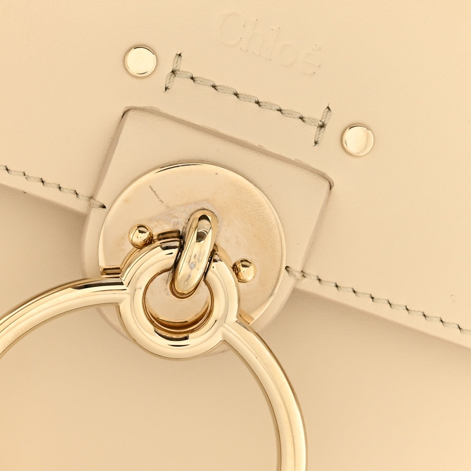 Chloe Calfskin Small Tess Bag  Sweet Beige 12 of 12