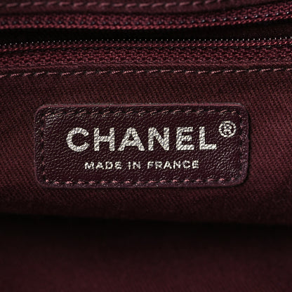 Chanel Crumpled Lambskin Quilted Large Tote Black 5 of 9