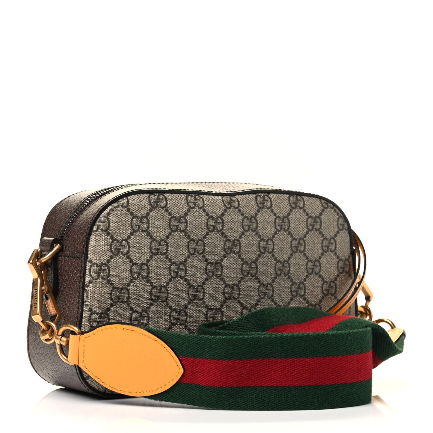 GG Supreme Monogram Web Neo Vintage Shoulder Bag Beige New Acero Crop