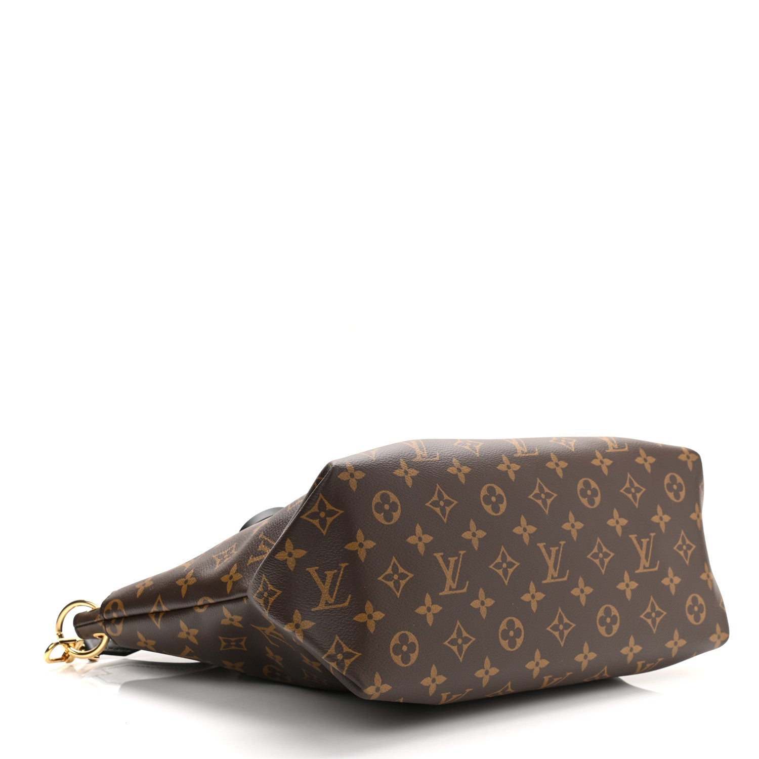 Louis Vuitton Monogram Flower Zipped Tote MM Black 4 of 10