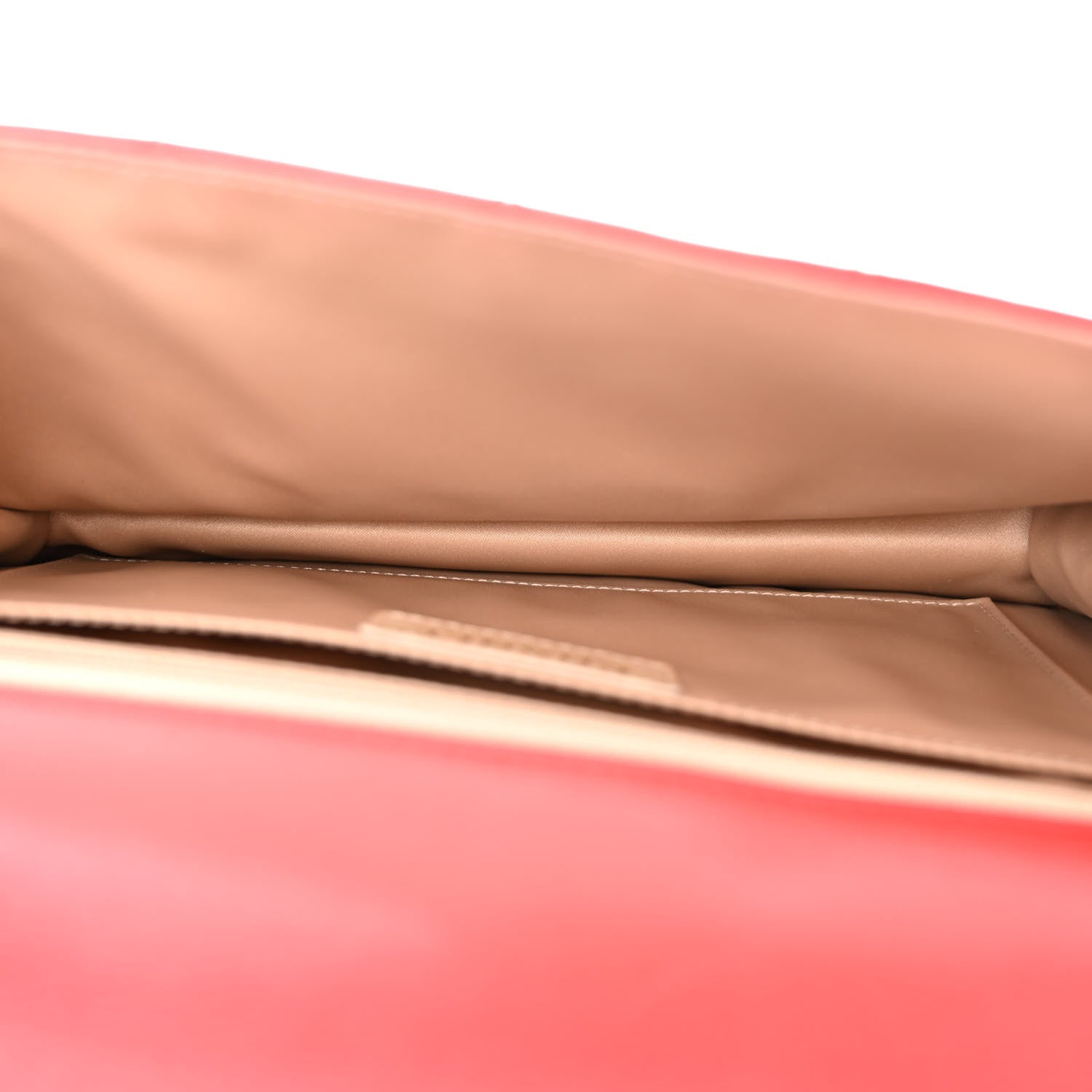 Chanel Lambskin Quilted Large Golden Class Flap Red 5 of 10