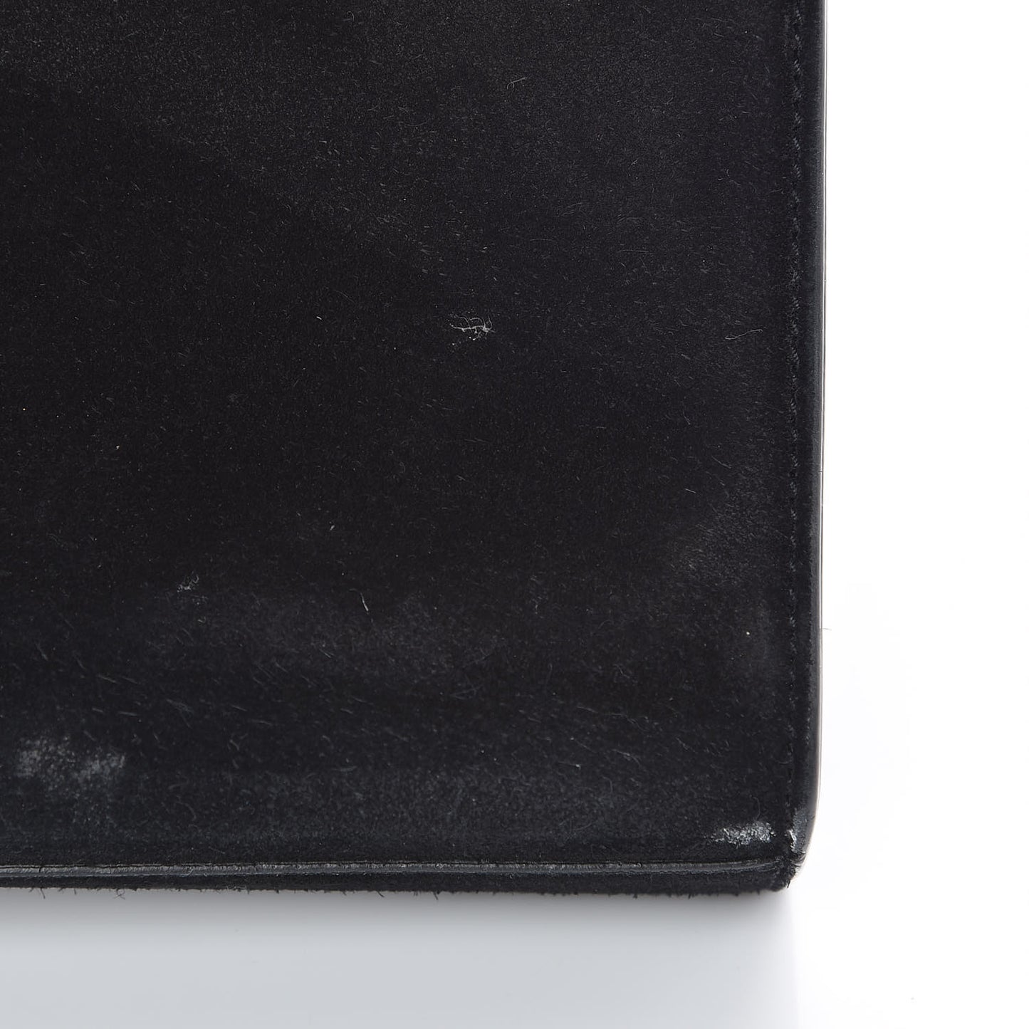 Velvet Classic Monogram Cassandre Tassel Clutch Black
