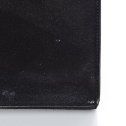 Saint Laurent Velvet Classic Monogram Cassandre Tassel Clutch Black 13 of 17