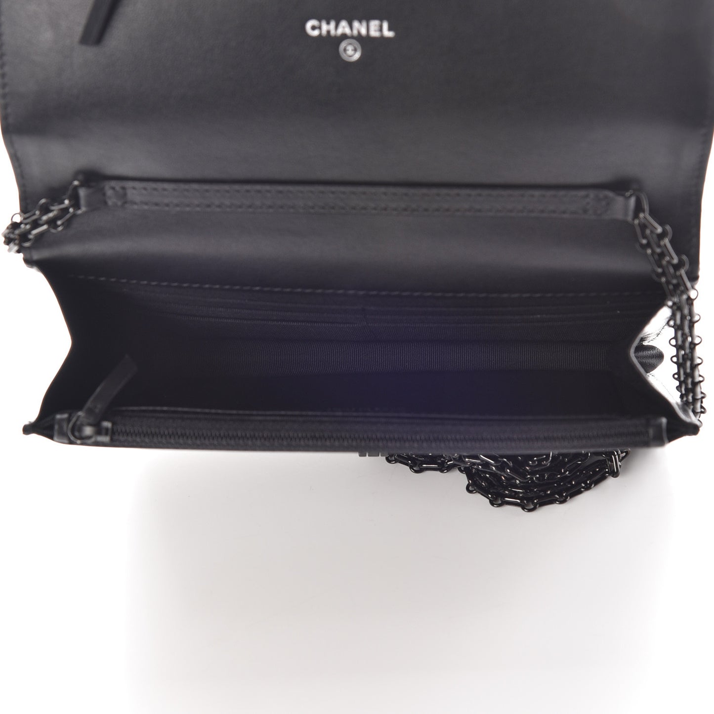 Aged Calfskin Quilted Reissue Wallet On Chain WOC So Black