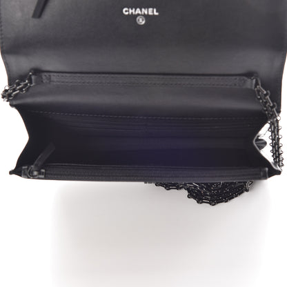 Chanel Aged Calfskin Quilted Reissue Wallet On Chain WOC So Black 5 of 11