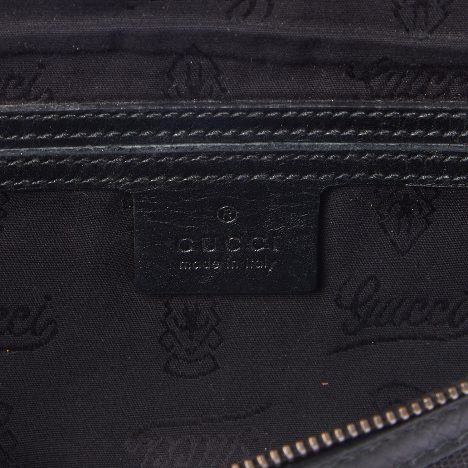 Gucci Imprime Monogram Belt Bag Black 8 of 8