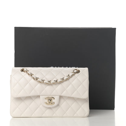 Chanel Caviar Quilted Small Double Flap White 11 of 11