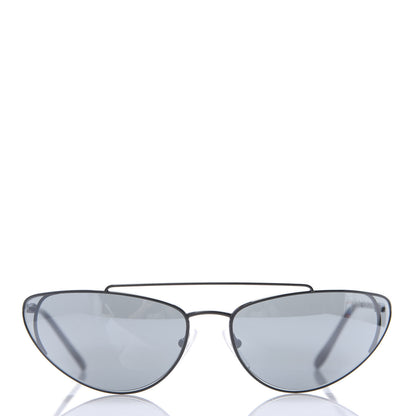 Prada Cat Eye Sunglasses SPR 62V Black 2 of 7