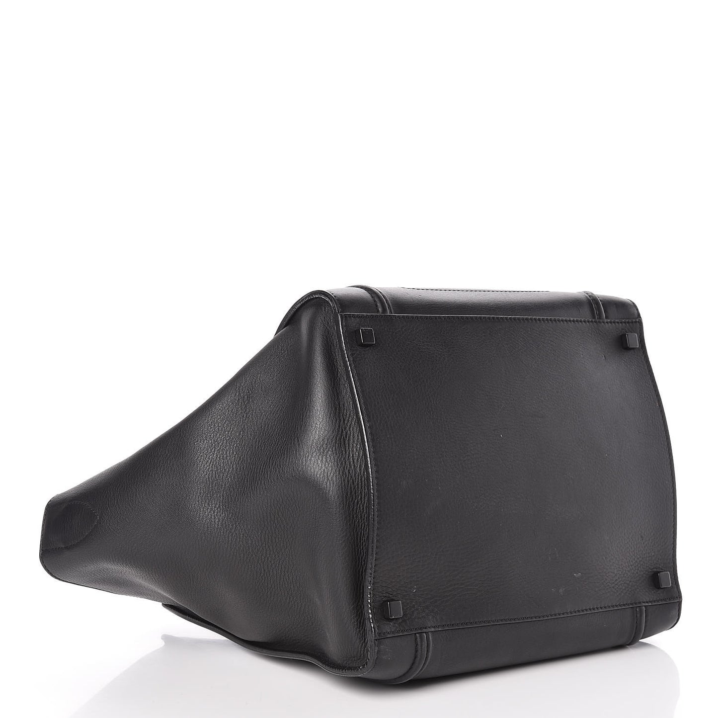 Supple Calfskin Medium Phantom Luggage Black