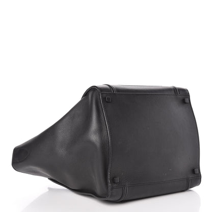 Celine Supple Calfskin Medium Phantom Luggage Black 4 of 12