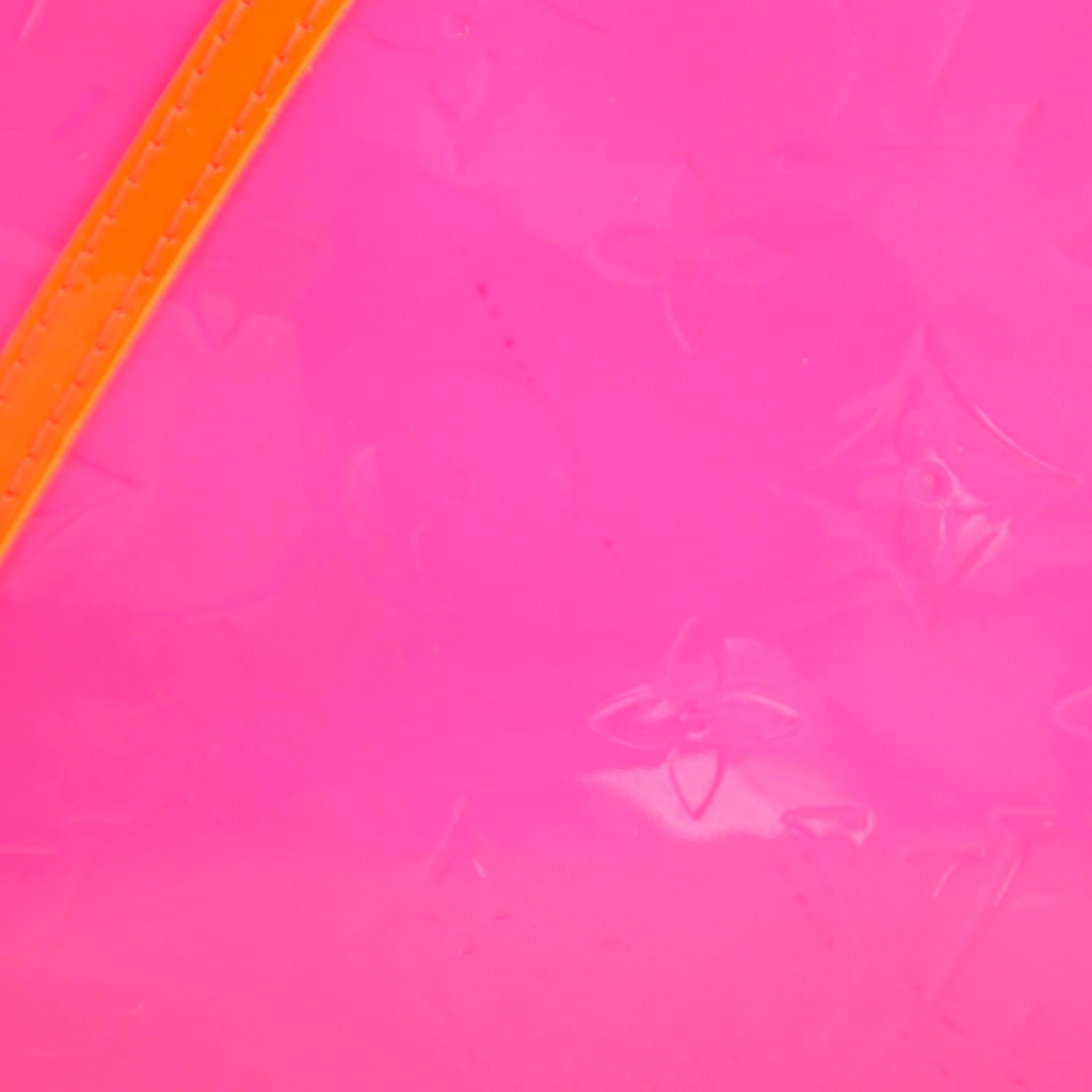 Louis Vuitton Vernis Fluo Reade PM Pink 4 of 9