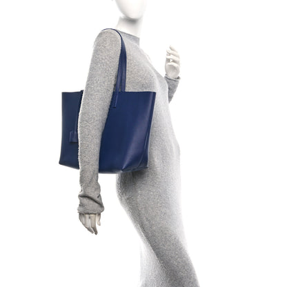 Saint Laurent Calfskin Large Shopping Tote Saphir 2 of 12