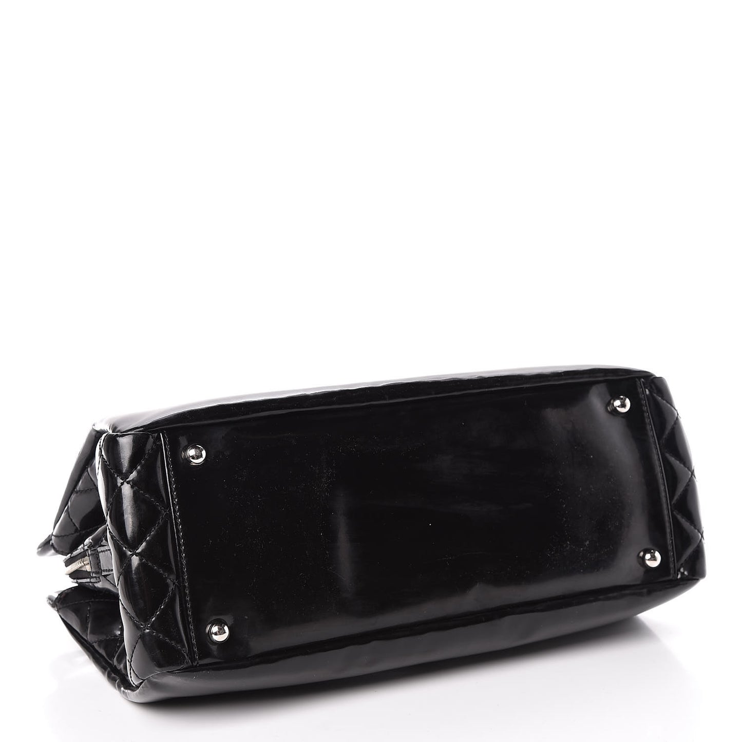 Vinyl Lipstick Ligne Tote Black