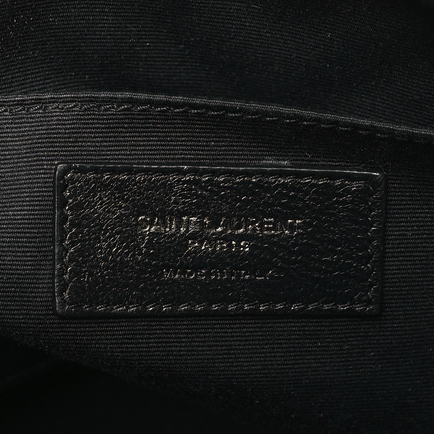 Calfskin Matelasse Monogram Monochrome Lou Camera Bag Black