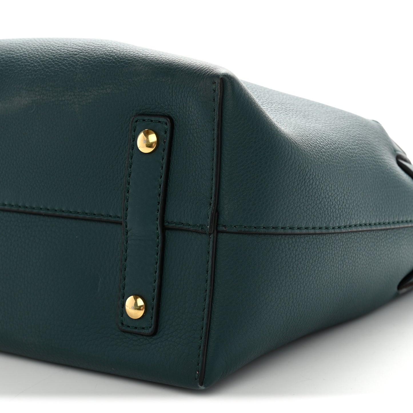 Soft Grain Calfskin Small Belt Bag Dark Cyan