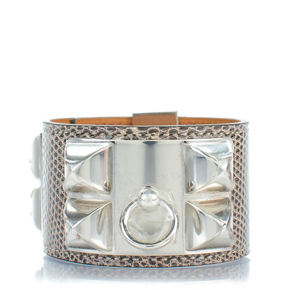 Hermes Lizard Collier De Chien CDC Bracelet S Ombre 1 of 8