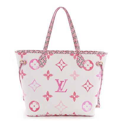 Louis Vuitton Monogram Giant By The Pool 2.0 Neverfull MM Rose 1 of 10