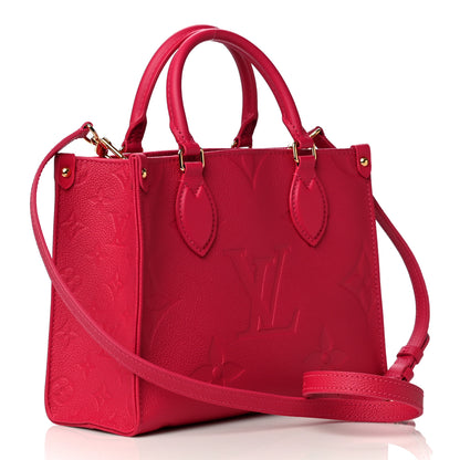 Louis Vuitton Empreinte Monogram Giant Onthego PM Freesia 4 of 15