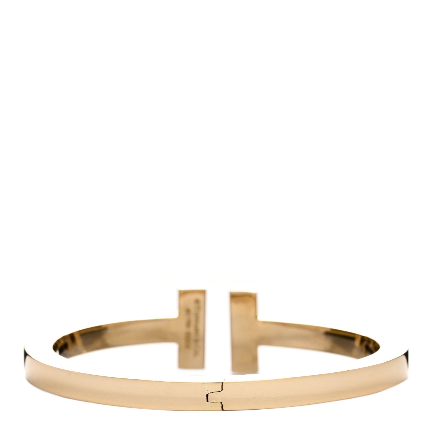 Tiffany 18K Yellow Gold T Square Bracelet 2 of 3