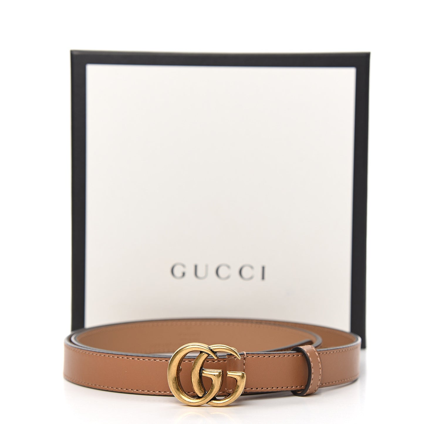 Calfskin Double G 20mm Belt 90 36 Porcelain Rose