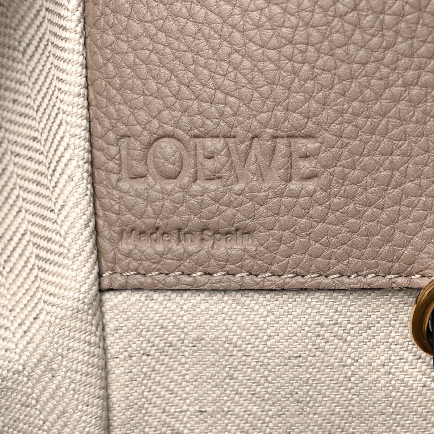 Loewe Calfskin Small Hammock Shoulder Bag Sand Mink 7 of 9