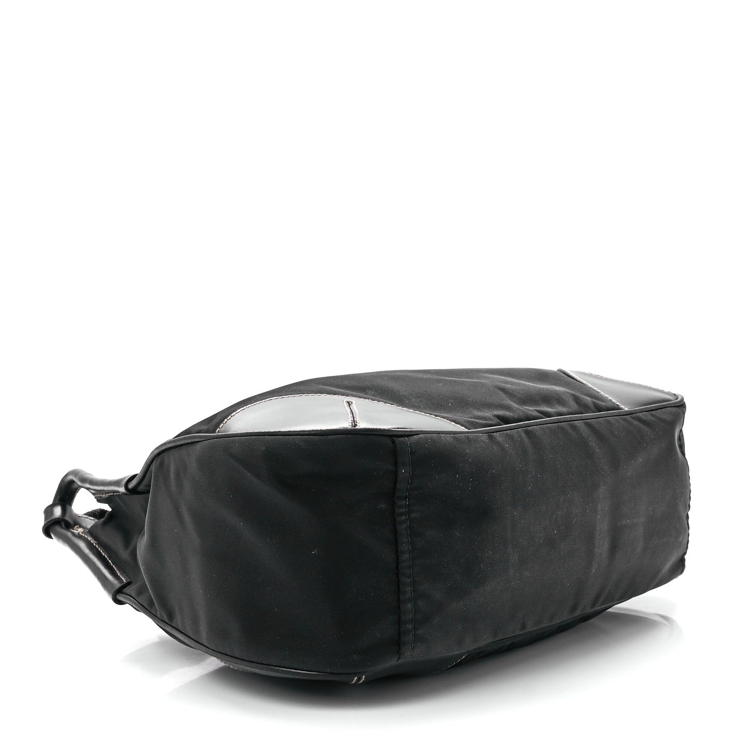 Prada Tessuto Light Nylon Shoulder Bag Black 4 of 12