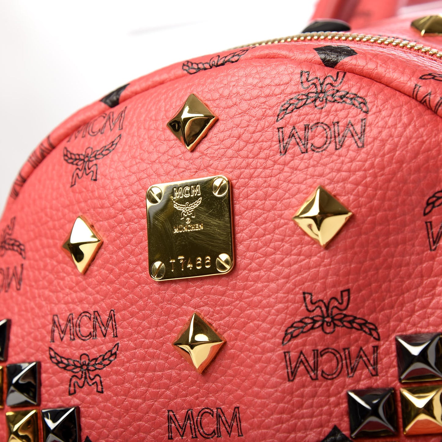 Visetos Studded Small Stark M Backpack Scooter Red
