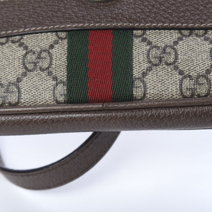 Gucci GG Supreme Monogram Web Mini Ophidia GG Bag Brown 13 of 13