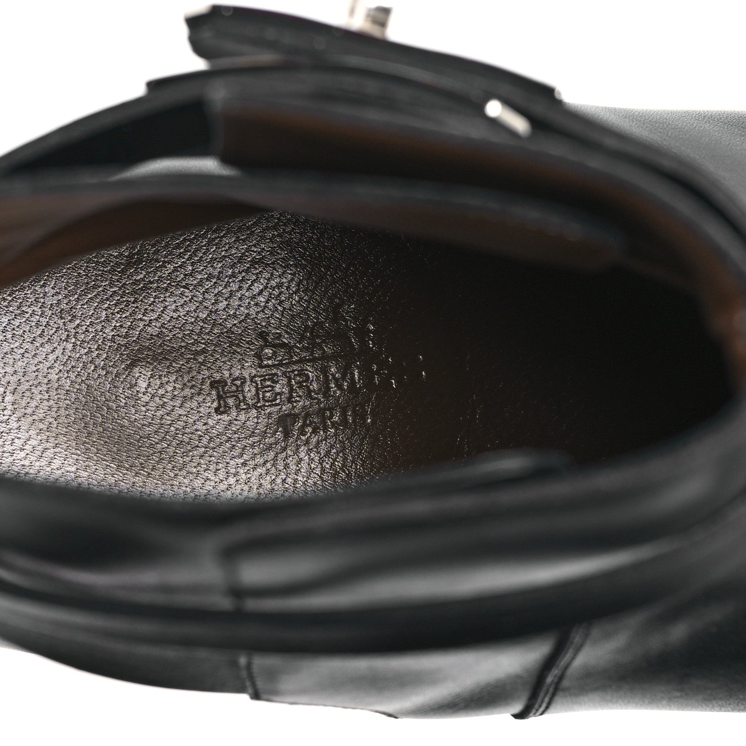 Hermes Calfskin Neo Low Boots 38 Black 8 of 9