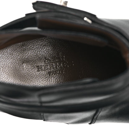 Hermes Calfskin Neo Low Boots 38 Black 8 of 9