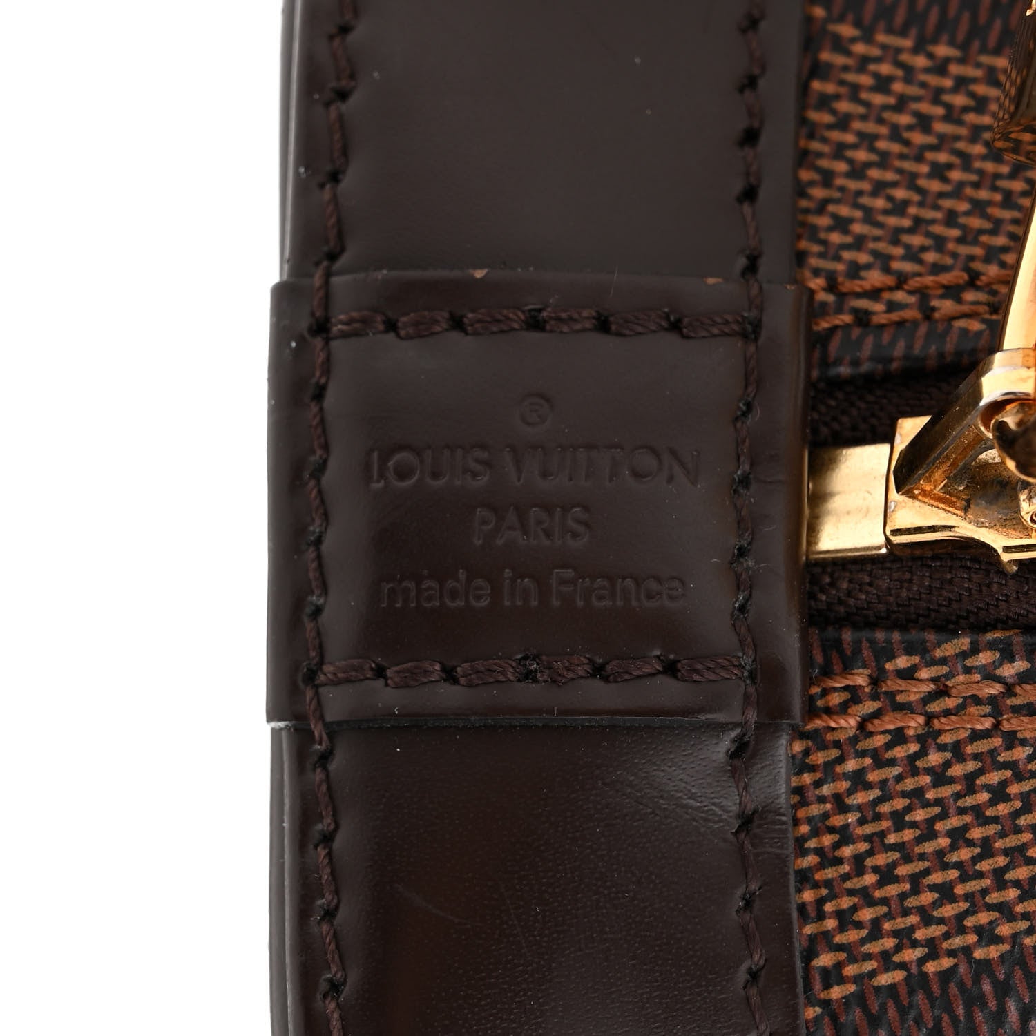Louis Vuitton Damier Ebene Alma BB 6 of 10