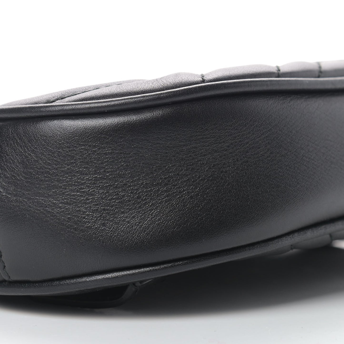 Calfskin Matelasse GG Marmont Belt Bag 85 34 Black