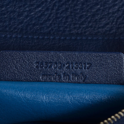 Saint Laurent Calfskin Large Neo Double Reversible Tote Navy 7 of 7