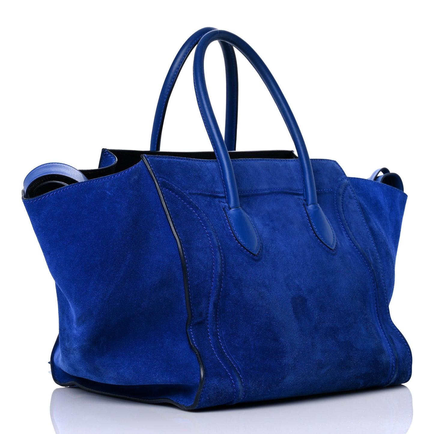 Suede Medium Phantom Luggage Colbalt Blue